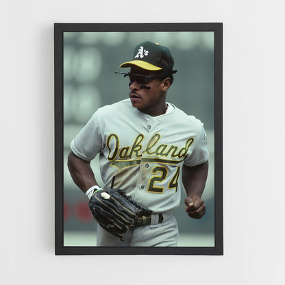 ap-rickey henderson-5 cadre Noir
