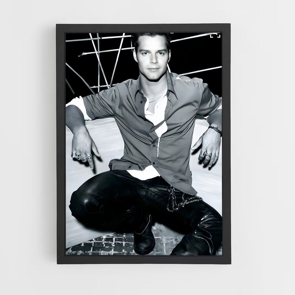 ap-ricky martin-8 cadre Noir