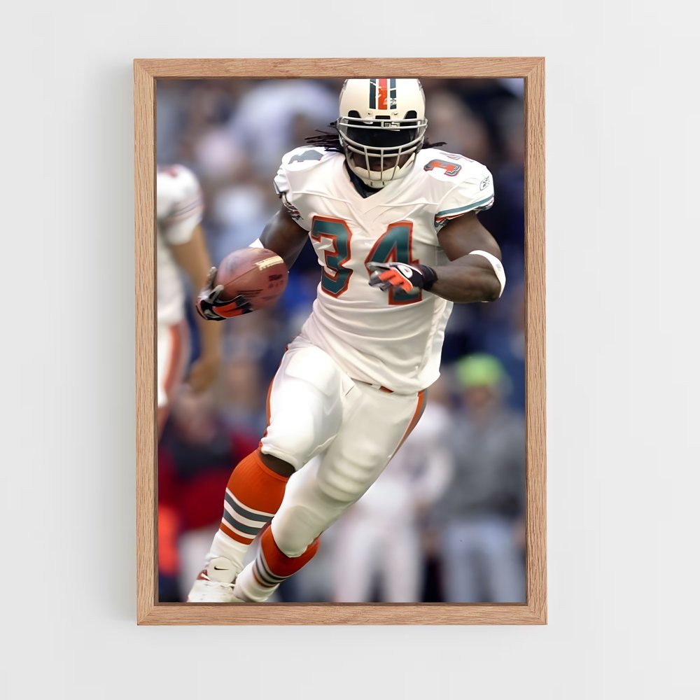 ap-ricky williams-1 cadre Bois clair