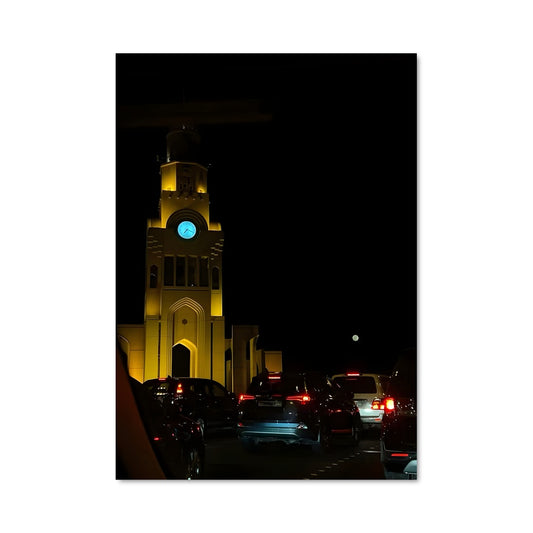 Poster L'Horloge Éclairée