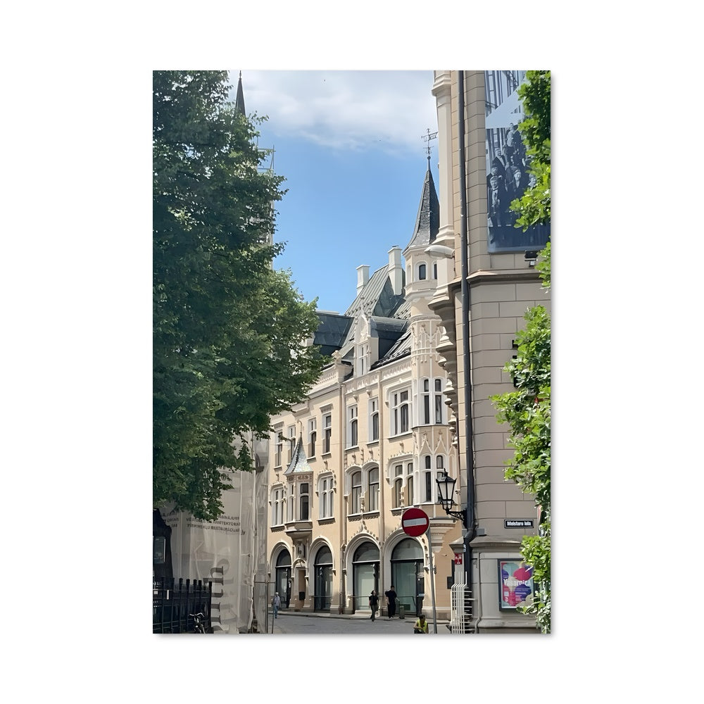 Poster Rue de Riga