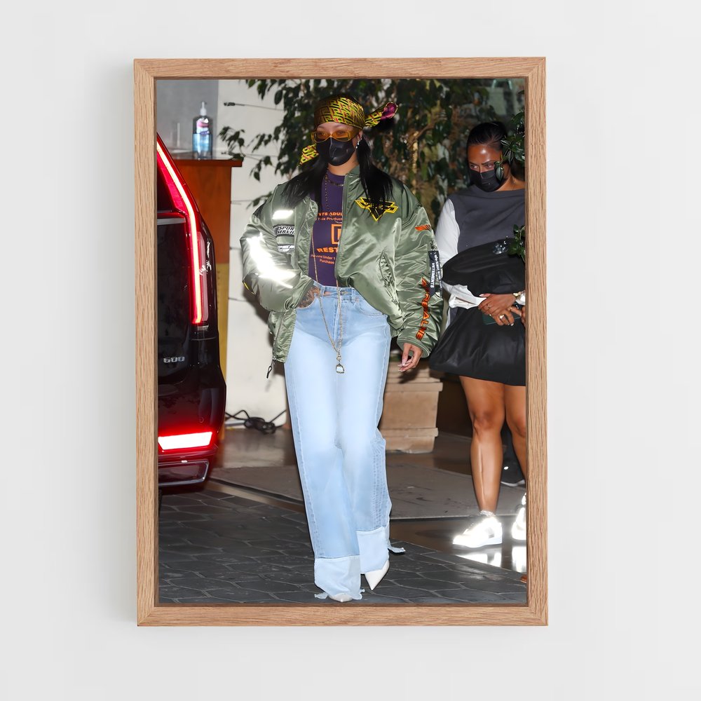 ap-rihanna-9 cadre Bois clair
