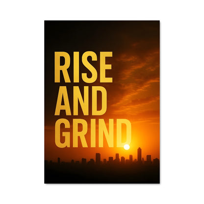 Poster Rise and grind 26913