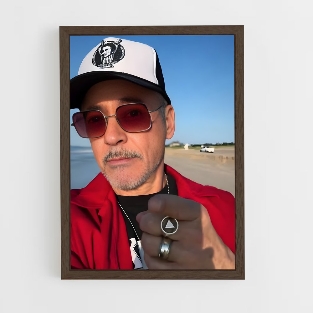 ap-robert downey jr-4 cadre Bois foncé