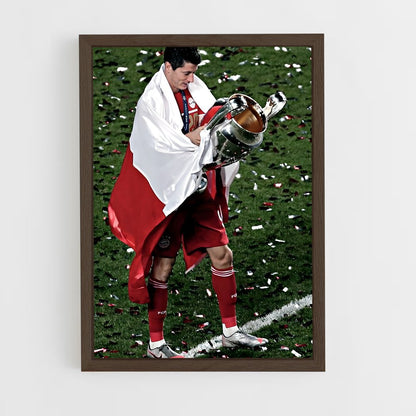 ap-robert lewandowski-12 cadre Bois foncé