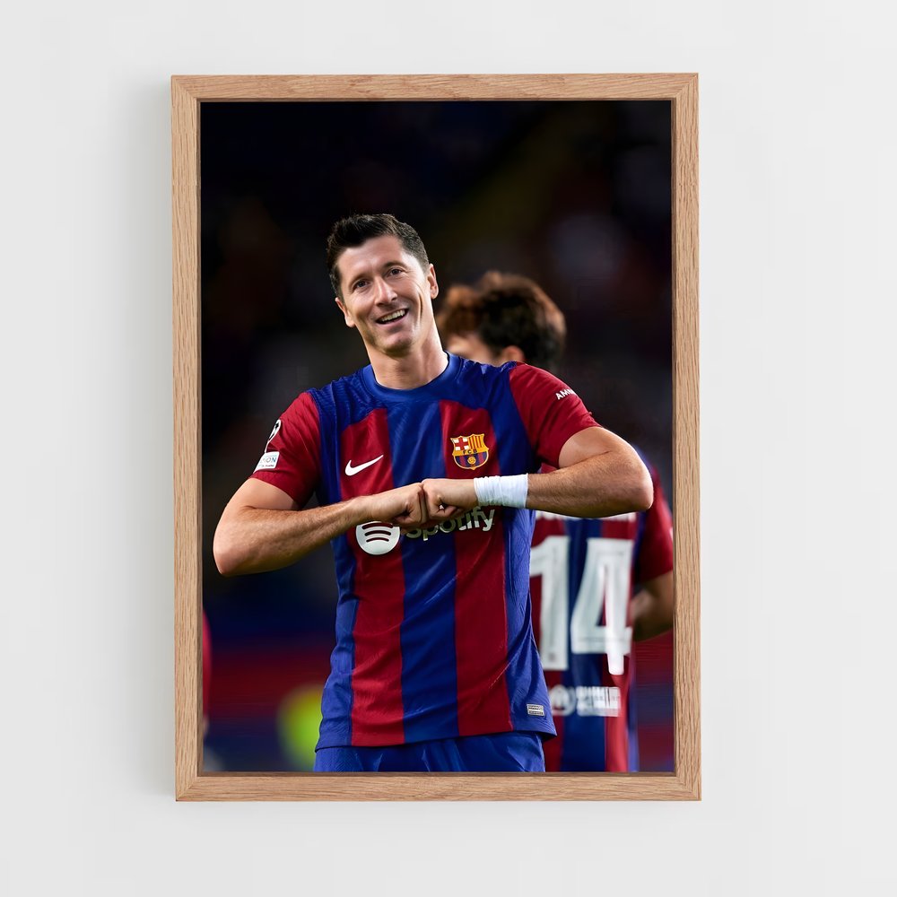 ap-robert lewandowski-2 cadre Bois clair