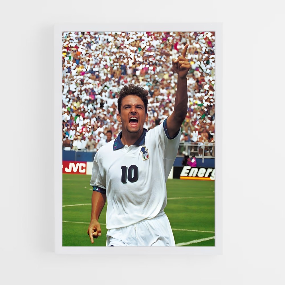 ap-roberto baggio-12 cadre Blanc