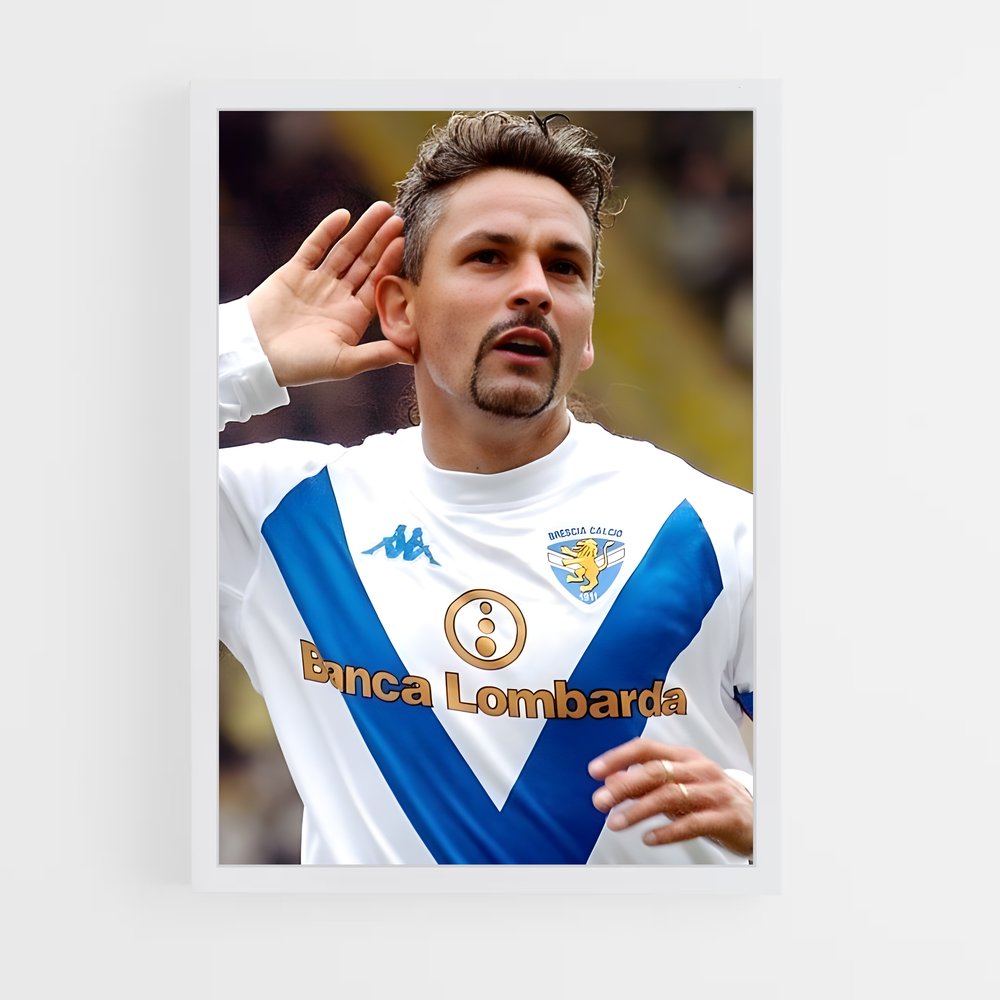 ap-roberto baggio-4 cadre Blanc