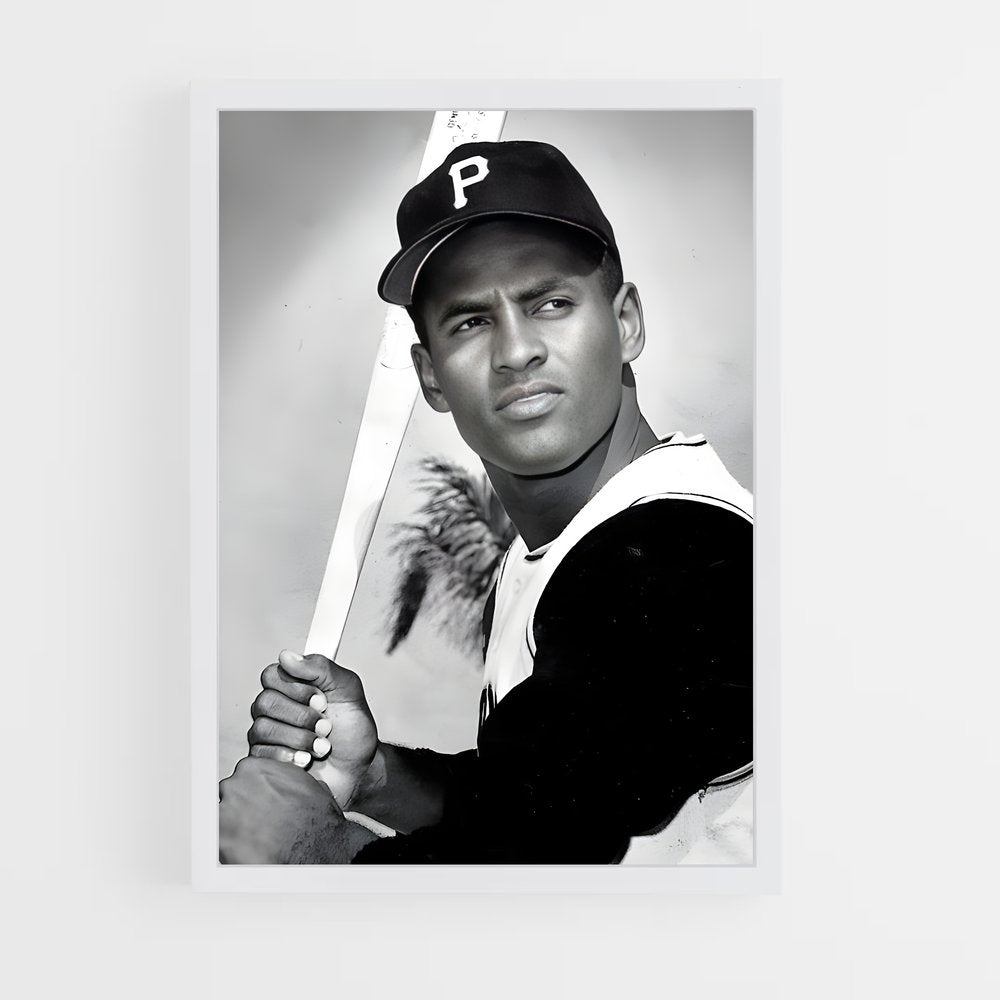ap-roberto clemente-1 cadre Blanc