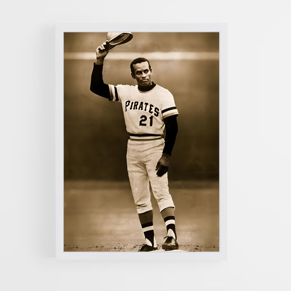 ap-roberto clemente-2 cadre Blanc