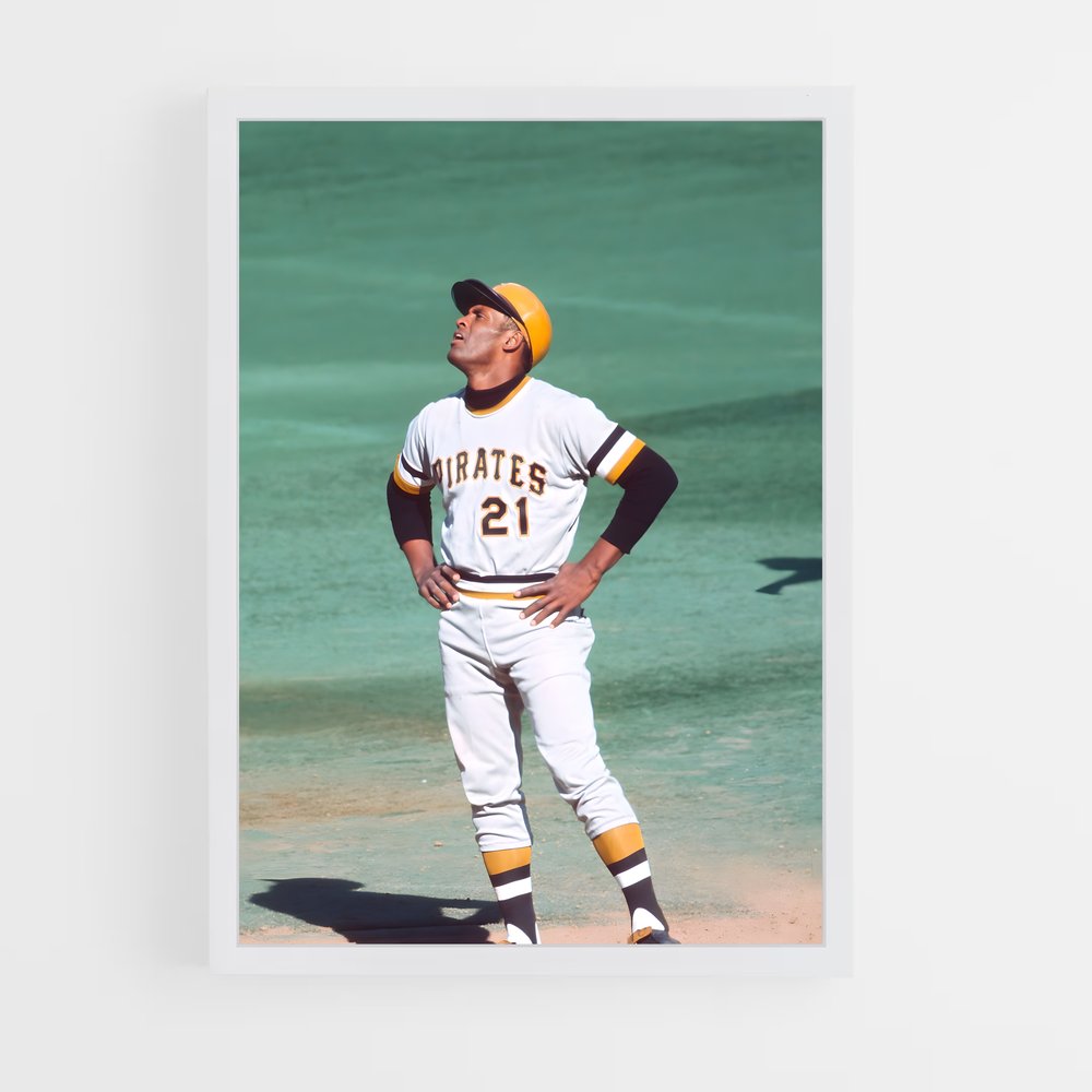 ap-roberto clemente-3 cadre Blanc
