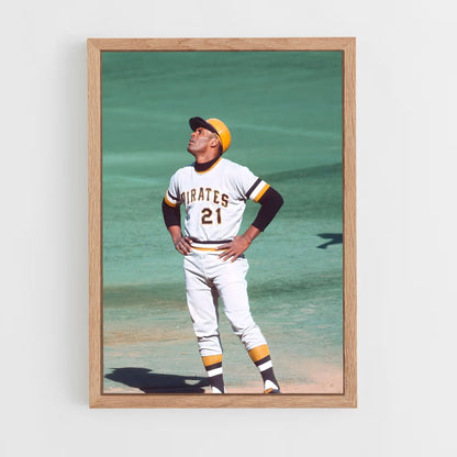 ap-roberto clemente-3 cadre Bois clair