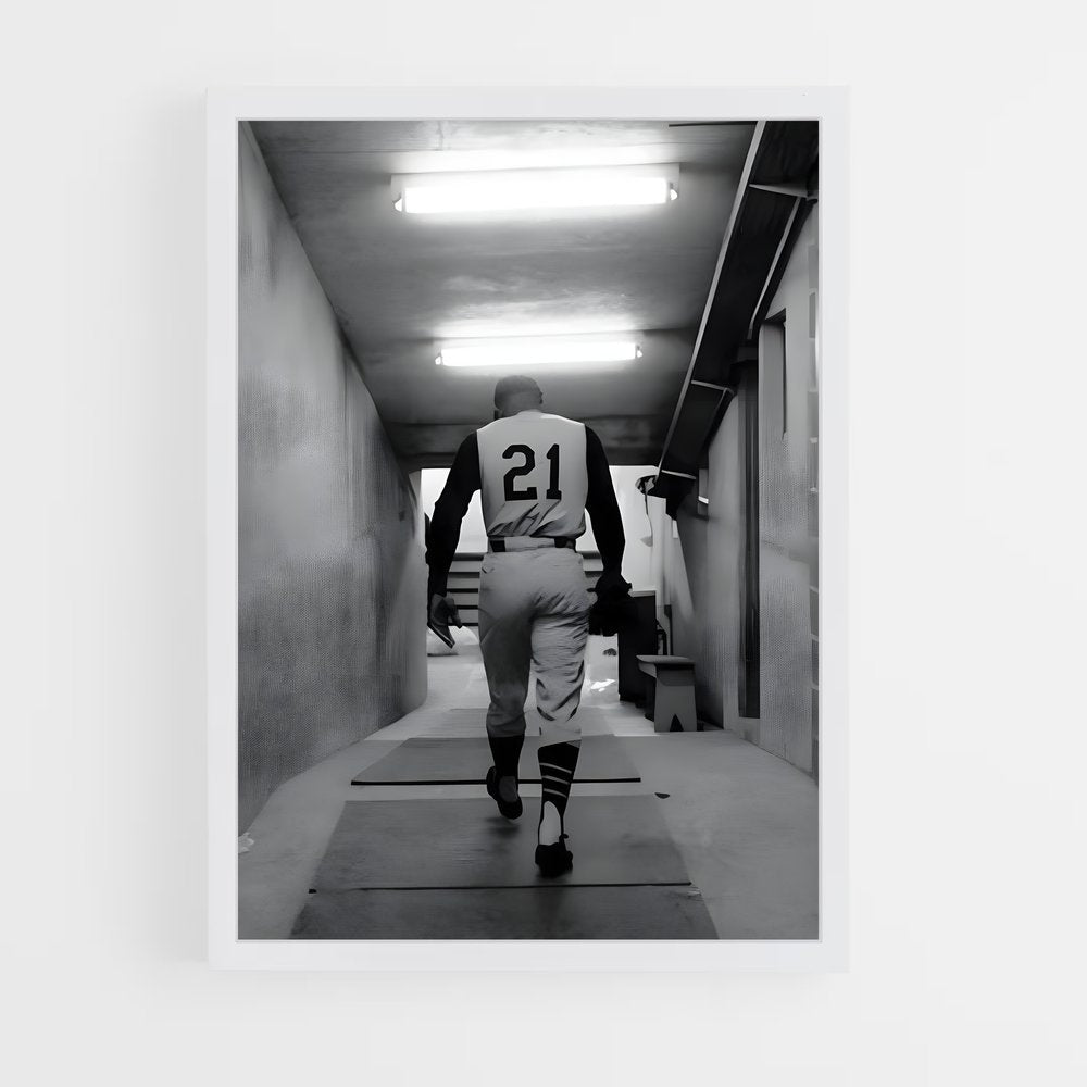 ap-roberto clemente-8 cadre Blanc
