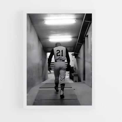 ap-roberto clemente-8 cadre Blanc