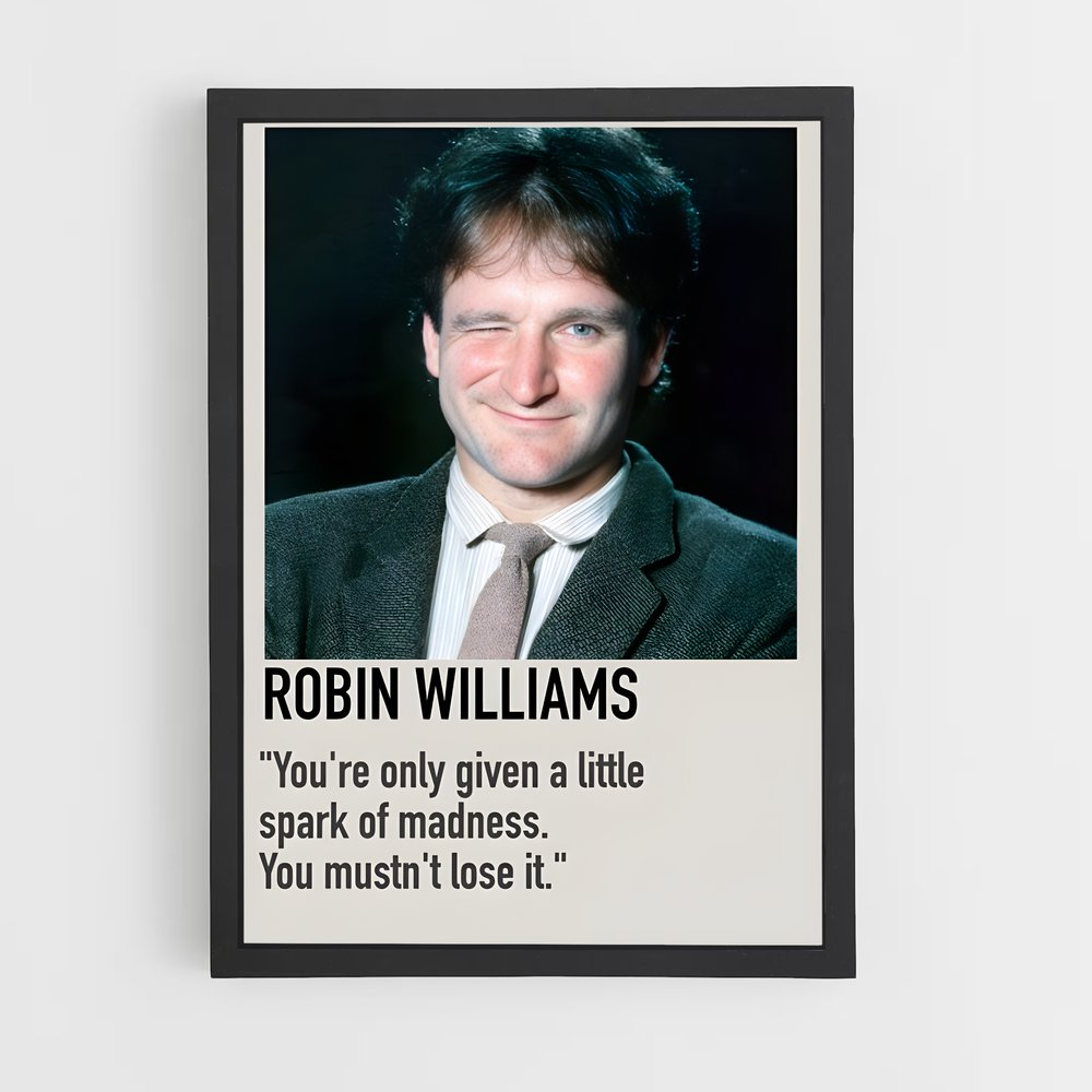 ap-robin williams-4 cadre Noir
