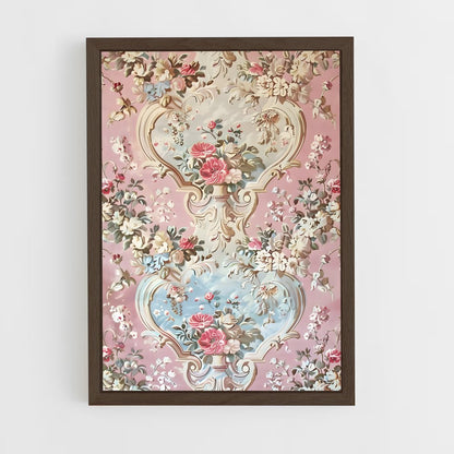 ap-rococo patterns-1 cadre Bois foncé