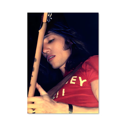 Poster Guitariste en Chambre