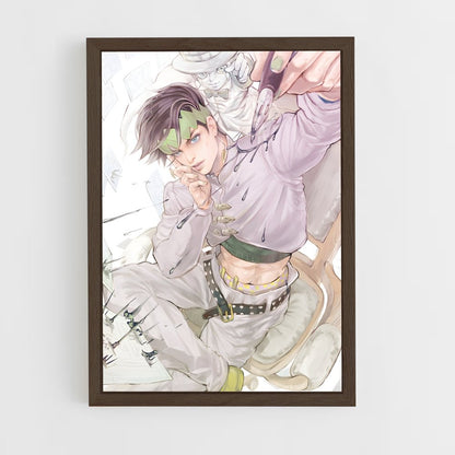 ap-rohan kishibe-3 cadre Bois foncé