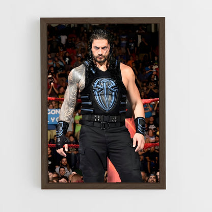 ap-roman reigns-7 cadre Bois foncé