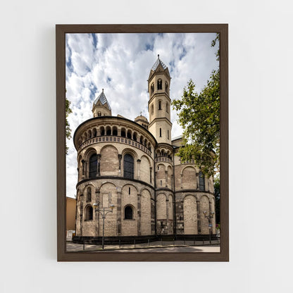 ap-romanesque architecture-2 cadre Bois foncé