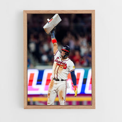 ap-ronald acuna jr-1 cadre Bois clair