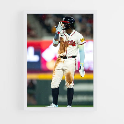 ap-ronald acuna jr-10 cadre Blanc