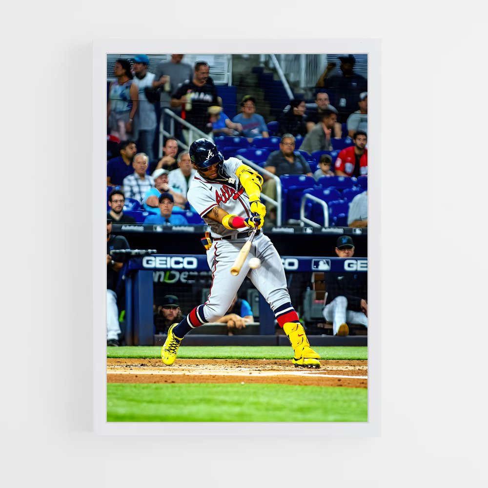 ap-ronald acuna jr-2 cadre Blanc