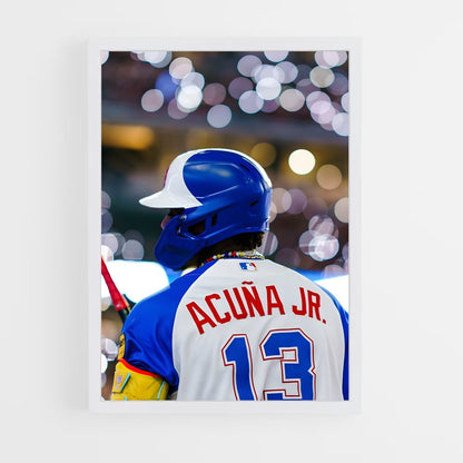 ap-ronald acuna jr-5 cadre Blanc
