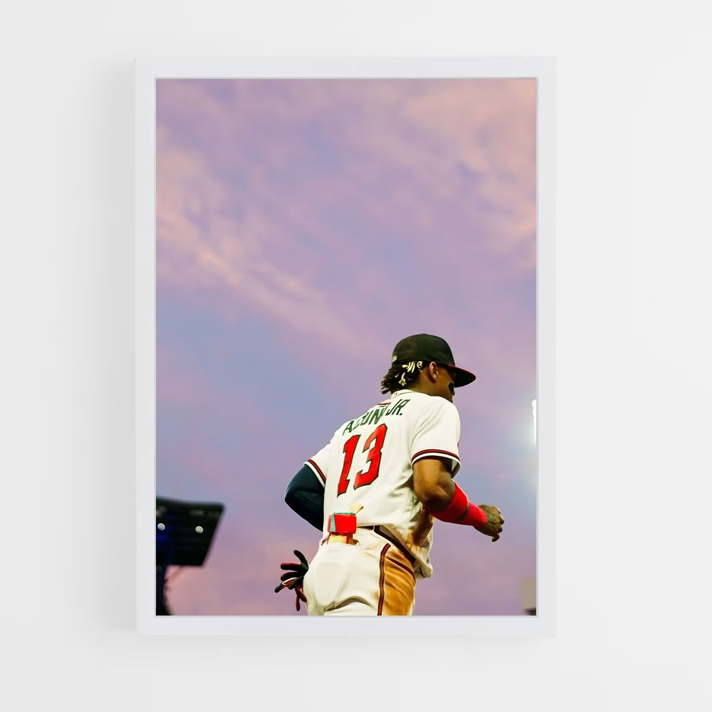 ap-ronald acuna jr-6 cadre Blanc