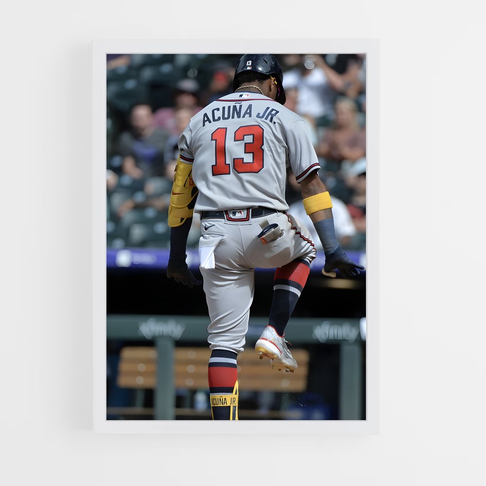 ap-ronald acuna jr-7 cadre Blanc