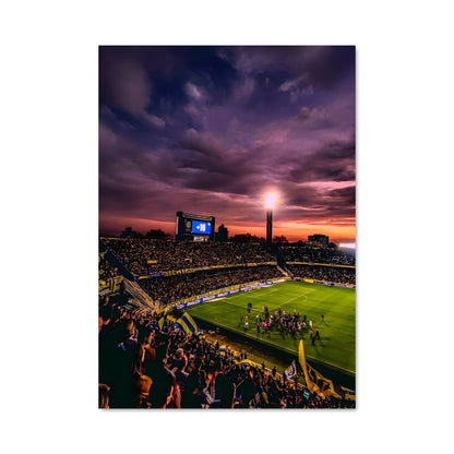 Poster Le Stadium Enflammé