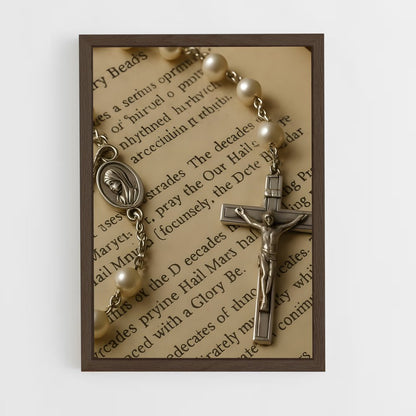 ap-rosary-3 cadre Bois foncé