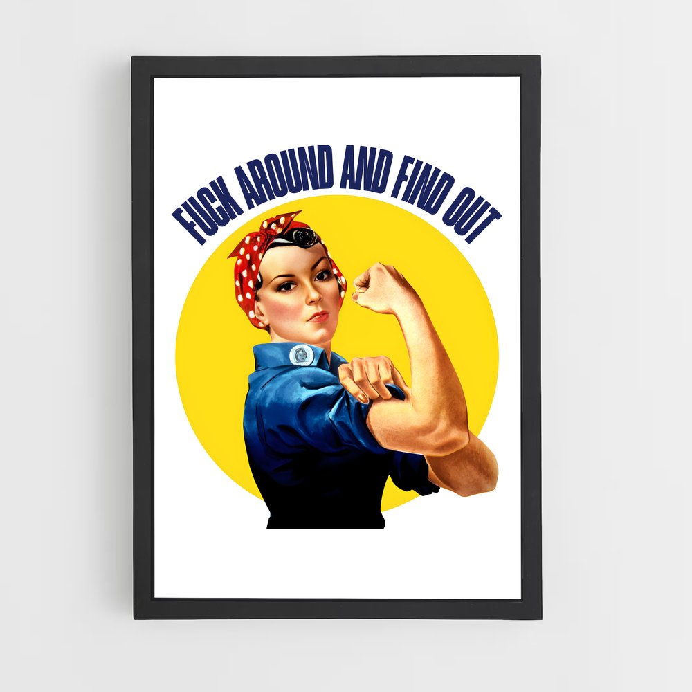 ap-rosie the riveter-1 cadre Noir