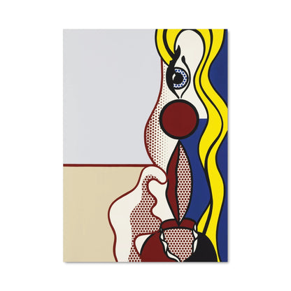 Poster Femme au Chapeau Rouge