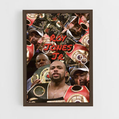 ap-roy jones jr-3 cadre Bois foncé