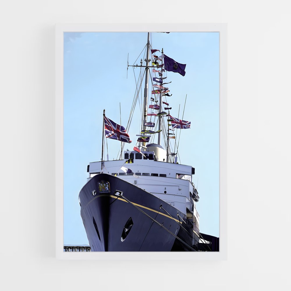 ap-royal yacht britannia-1 cadre Blanc