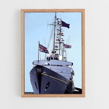 ap-royal yacht britannia-1 cadre Bois clair