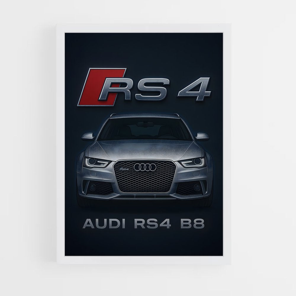 ap-rs4 b8-1 cadre Blanc