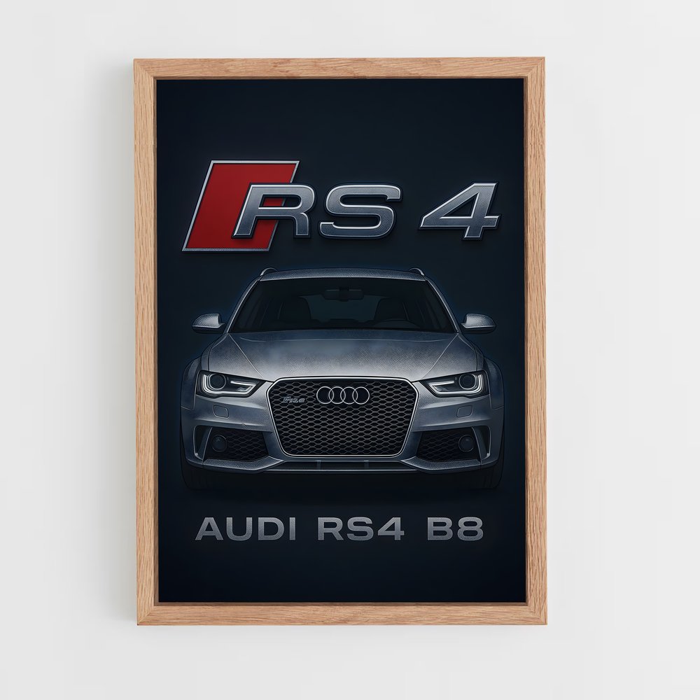 ap-rs4 b8-1 cadre Bois clair