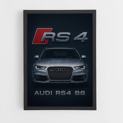 ap-rs4 b8-1 cadre Noir