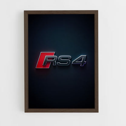 ap-rs4 b8-2 cadre Bois foncé