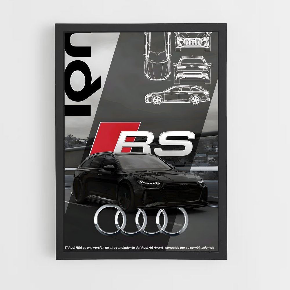 ap-rs6 c5-1 cadre Noir
