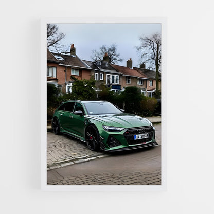 ap-rs6 c8 avant-4 cadre Blanc