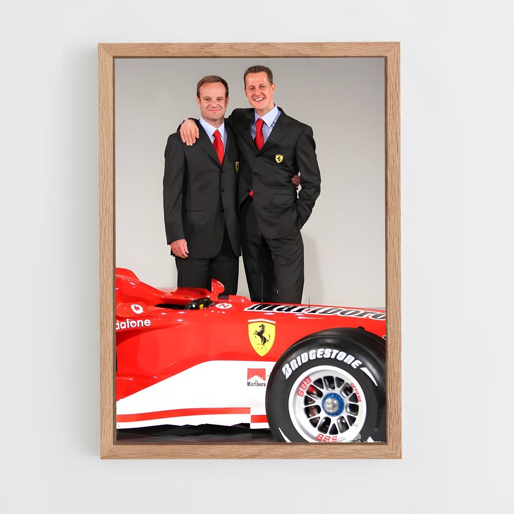 ap-rubens barrichello-4 cadre Bois clair