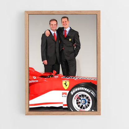 ap-rubens barrichello-4 cadre Bois clair