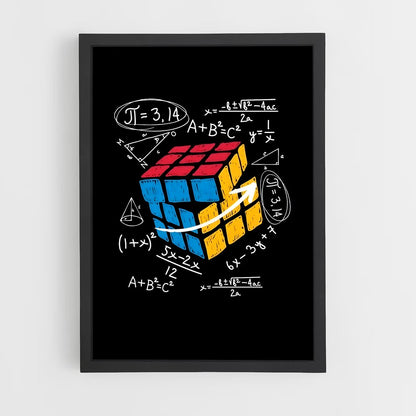 ap-rubiks cube-1 cadre Noir