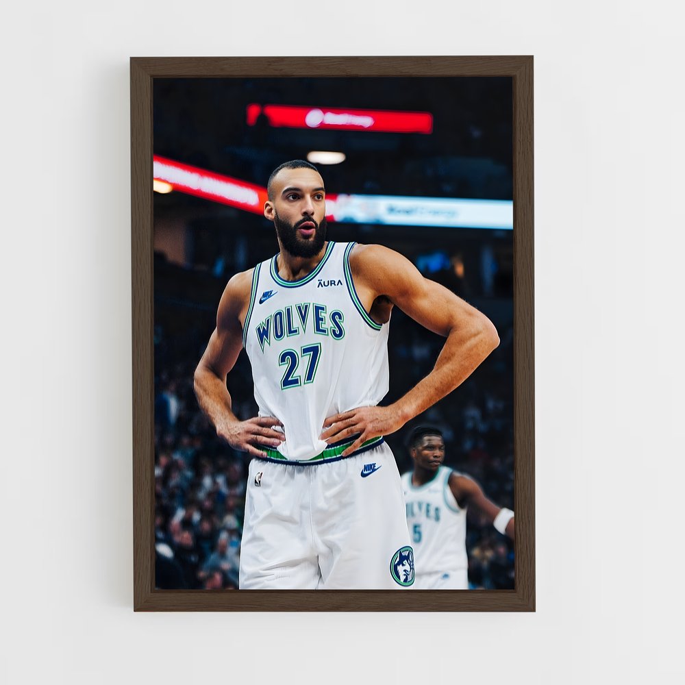 ap-rudy gobert-1 cadre Bois foncé