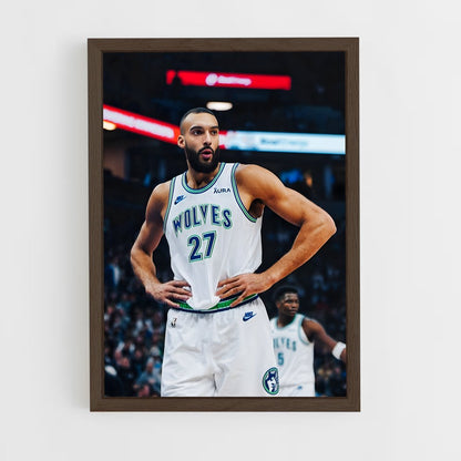ap-rudy gobert-1 cadre Bois foncé