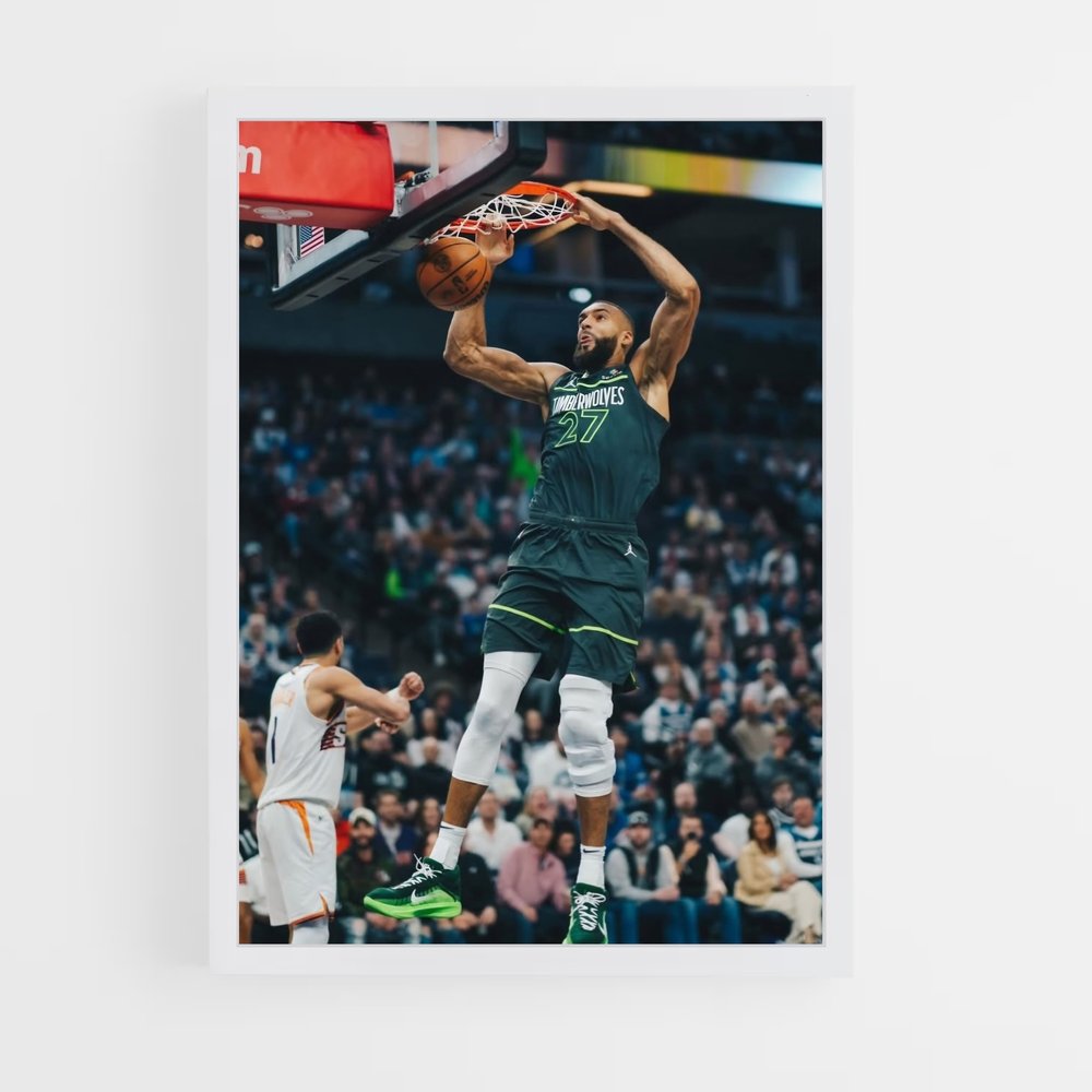 ap-rudy gobert-8 cadre Blanc