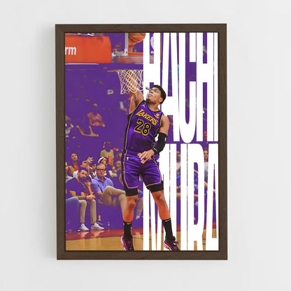 ap-rui hachimura-1 cadre Bois foncé
